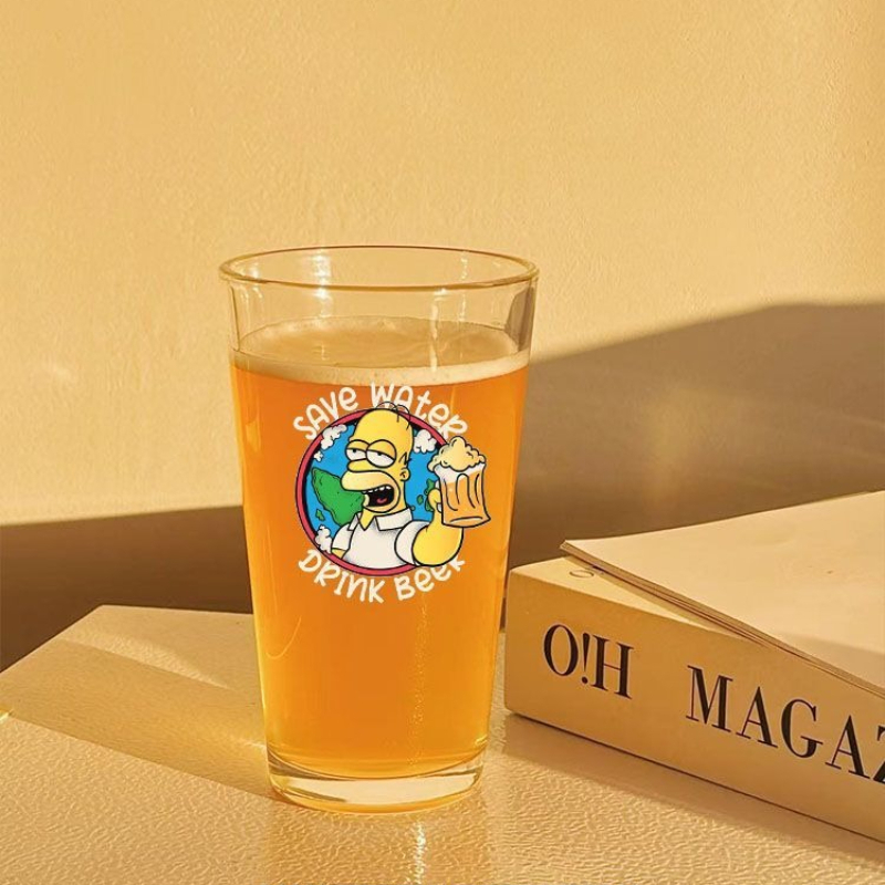 新しいシンプソンズのクリエイティブなパーソナライズビールマグ - Wine Y Beer のレビューと価格