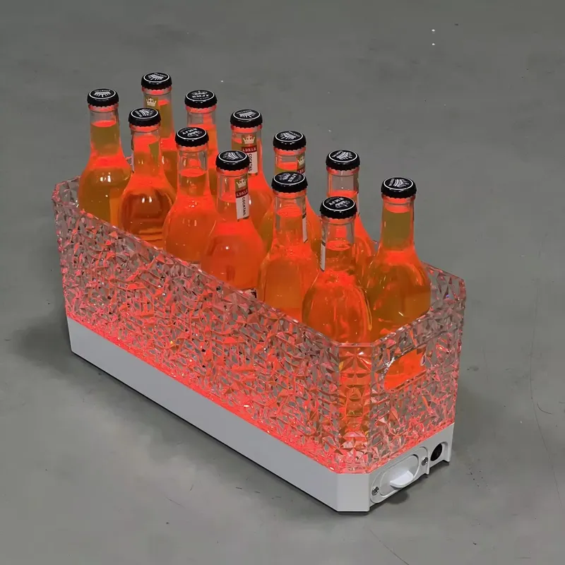 ワイン・ビールボトル用LEDアイスバケツ 多色プラスチック製 - Beer Wine Up のレビューと価格