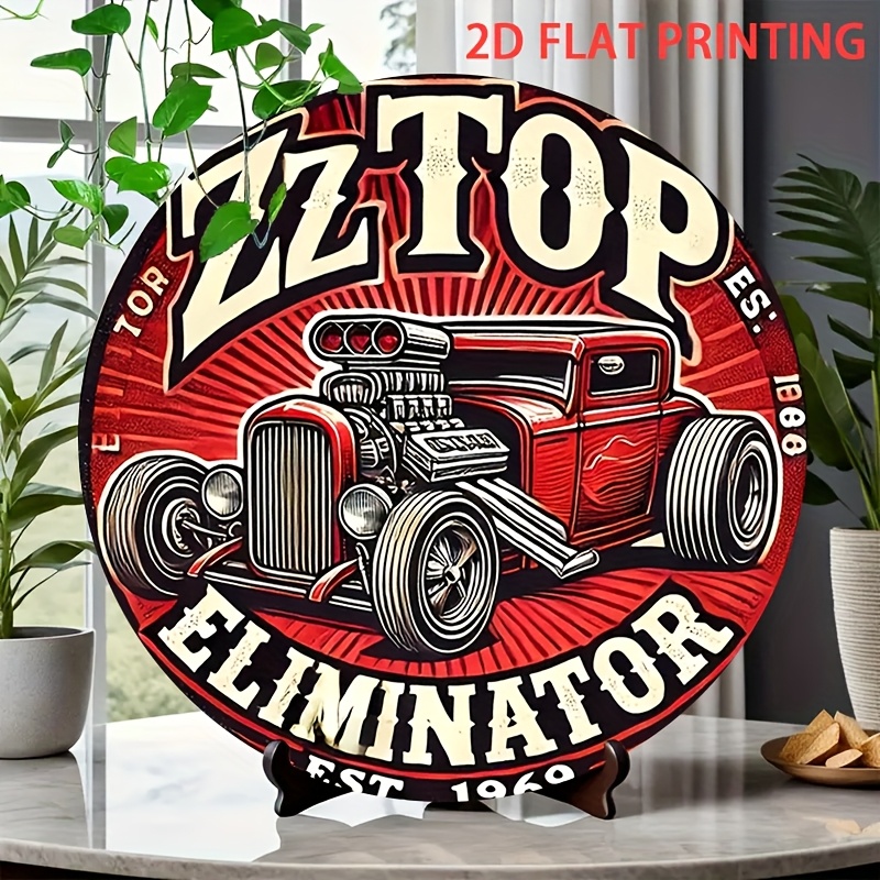 2D フラット、1個 ZZ Top エリミネーター ホットロ - Wine Tag Label のレビューと価格