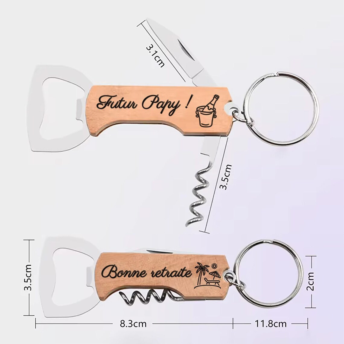 パーソナライズされたビール/ワインボトルオープナー、多機能ボ - Wine Y Beer のレビューと価格