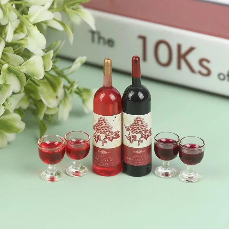 1/12スケールのドールハウス用ミニチュアワインボトルセット - Wine Y Beer のレビューと価格
