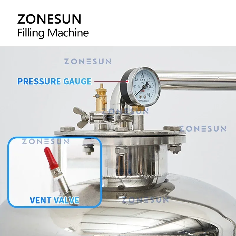 ZONESUN 炭酸飲料等圧充填機 ビール コーラ ソーダ  - Wine Beer Juice のレビューと価格