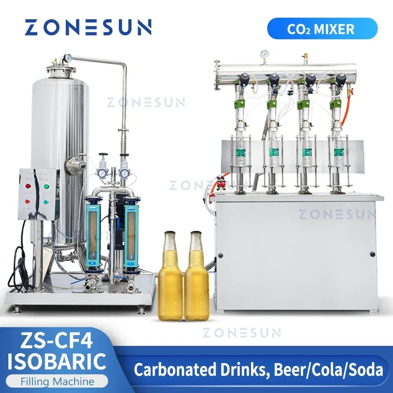 ZONESUN 炭酸飲料等圧充填機 ビール コーラ ソーダ  - Wine Beer Juice のレビューと価格