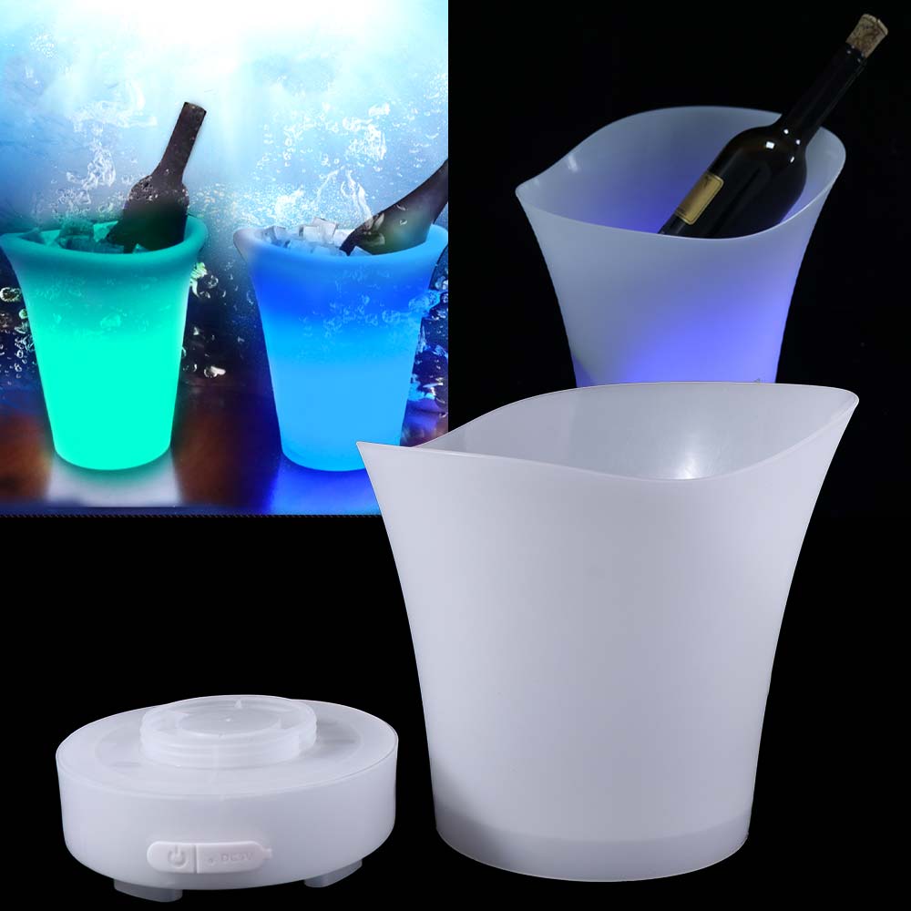 5L 7L LEDアイスバケット カラフルな光るバーウェア  - Beer Wine Up のレビューと価格