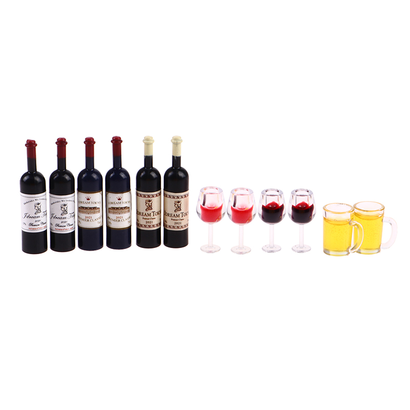 新しいファッション高品質 5 個 1:12 ドールハウスミニ - Wine Y Beer のレビューと価格