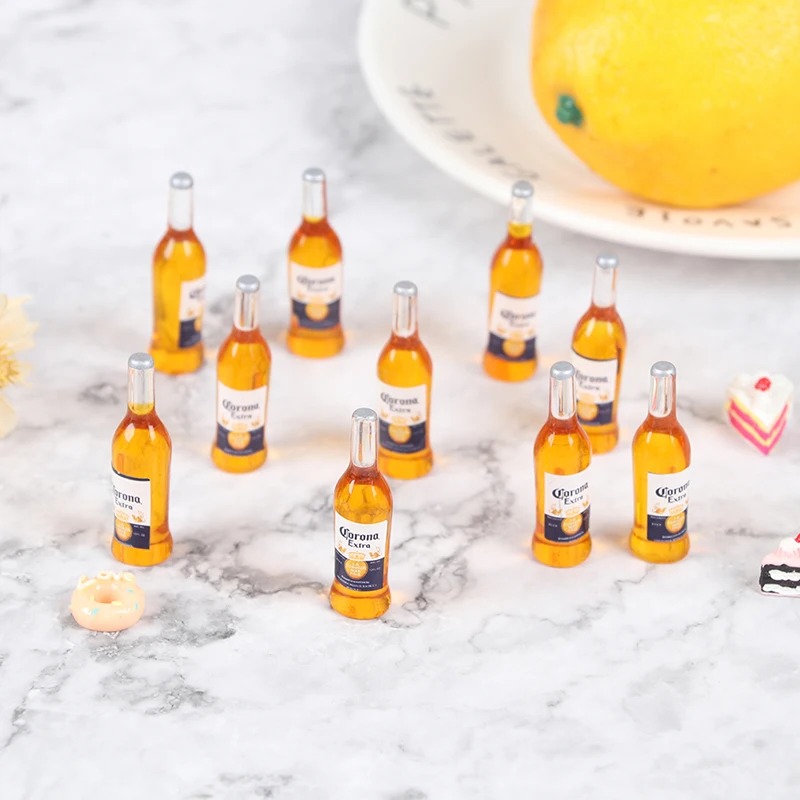 10 個 1:12 スケールミニ樹脂ビール瓶模擬ワインボトル - Wine Y Beer のレビューと価格