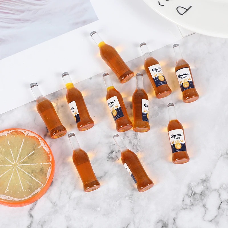 10 個 1:12 スケールミニ樹脂ビール瓶模擬ワインボトル - Wine Y Beer のレビューと価格